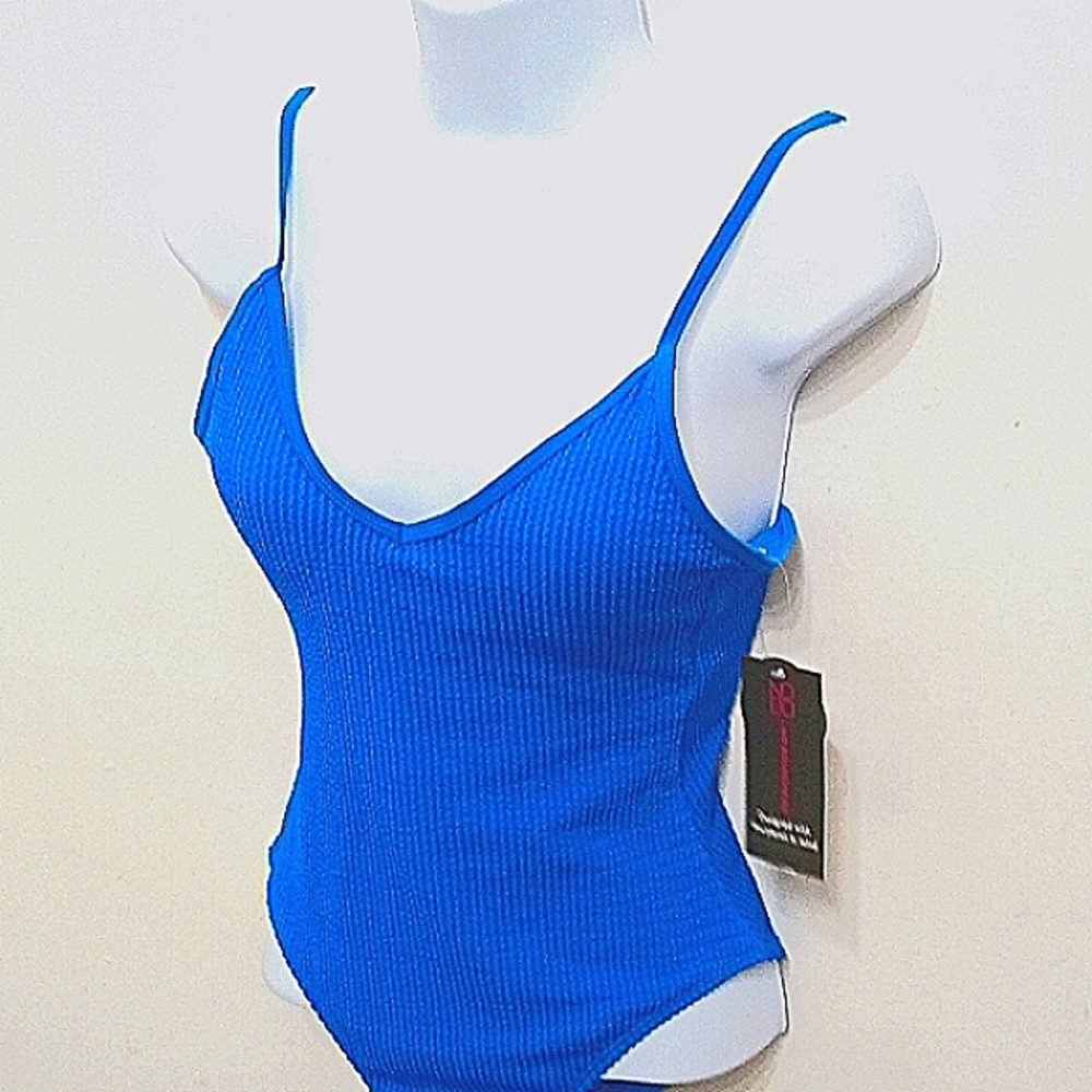 πNWT Swimsuit One Piece Push-Up Pads, Stretchable, Crinkle Design, Adjustable - Picture 1 of 10